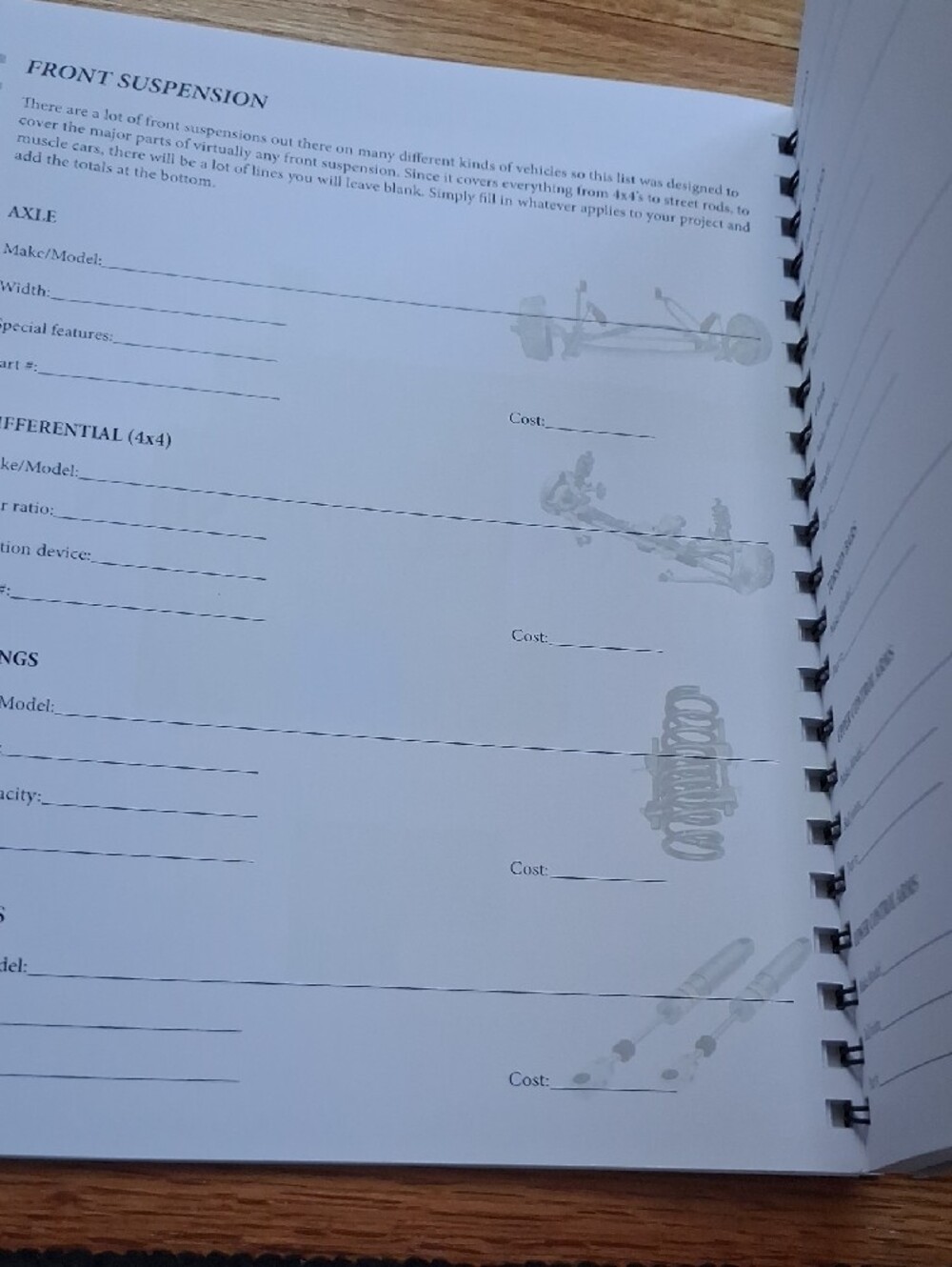 Stacey David's Deluxe Project Planning Book - Black Cover - Picture 5 of 11